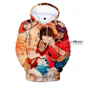 One Piece Kaido Monkey D. Luffy Portgas D. Ace 3D Hoodie For Men Women All Over 3D Printed Hoodie - 99987fed8c28