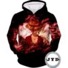 One Piece Luffy Zip 3D Hoodie All Over Print - 90bb823edb16