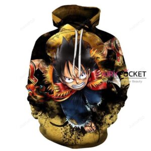 One Piece Monkey D. Luffy 3D Hoodie For Men Women All Over 3D Printed Hoodie ï¿½ E - 909eac561886