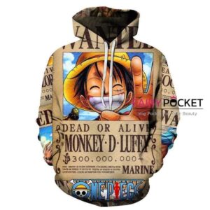 One Piece Monkey D. Luffy 3D Hoodie For Men Women All Over 3D Printed Hoodie ï¿½ H - 240f0d39b398
