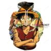 One Piece Monkey D. Luffy 3D Hoodie For Men Women All Over 3D Printed Hoodie ï¿½ I - 05baaf50e6c7