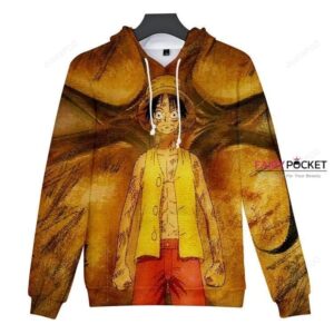 One Piece Monkey D. Luffy Gold 3D Hoodie For Men Women All Over 3D Printed Hoodie - f6efa84ee689