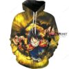 One Piece Monkey D. Luffy Portgas D. Ace 3D Hoodie For Men Women All Over 3D Printed Hoodie - 1a3847bdb864