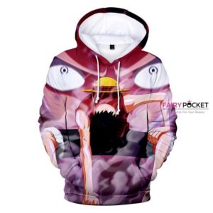 One Piece Monkey D. Luffy Red 3D Hoodie For Men Women All Over 3D Printed Hoodie - 5ed6823aa6c6