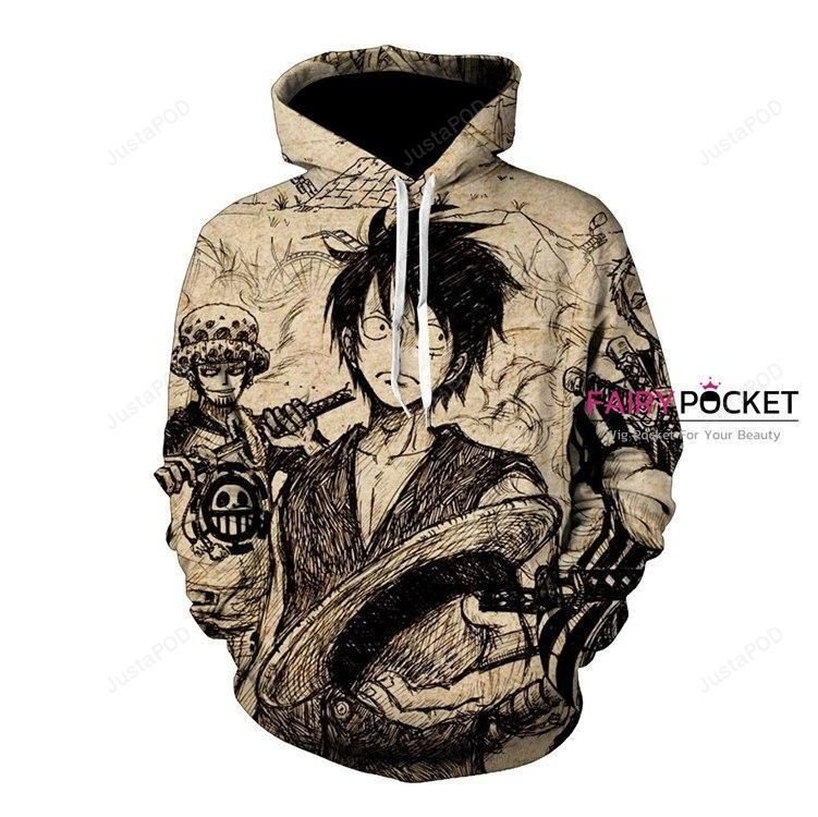 One Piece Monkey D. Luffy Trafalgar Law Roronoa Zoro 3D Hoodie For Men Women All Over 3D Printed Hoodie - b713c04f012b One Piece Monkey D. Luffy Trafalgar Law Roronoa Zoro 3D Hoodie For Men Women All Over 3D Printed Hoodie - b713c04f012b