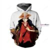 One Piece Monkey D. Luffy White 3D Hoodie For Men Women All Over 3D Printed Hoodie � D - 6578f04e30a3