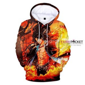 One Piece Portgas D. Ace 3D Hoodie For Men Women All Over 3D Printed Hoodie ï¿½ B - 16b2c682cd73