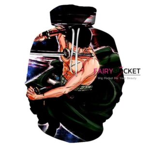 One Piece Roronoa Zoro 3D Hoodie For Men Women All Over 3D Printed Hoodie ï¿½ B - d6f167aa8fcc