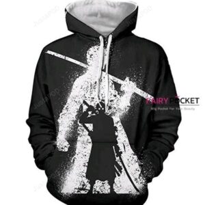 One Piece Roronoa Zoro Black 3D Hoodie For Men Women All Over 3D Printed Hoodie - 27b5a33b50fa