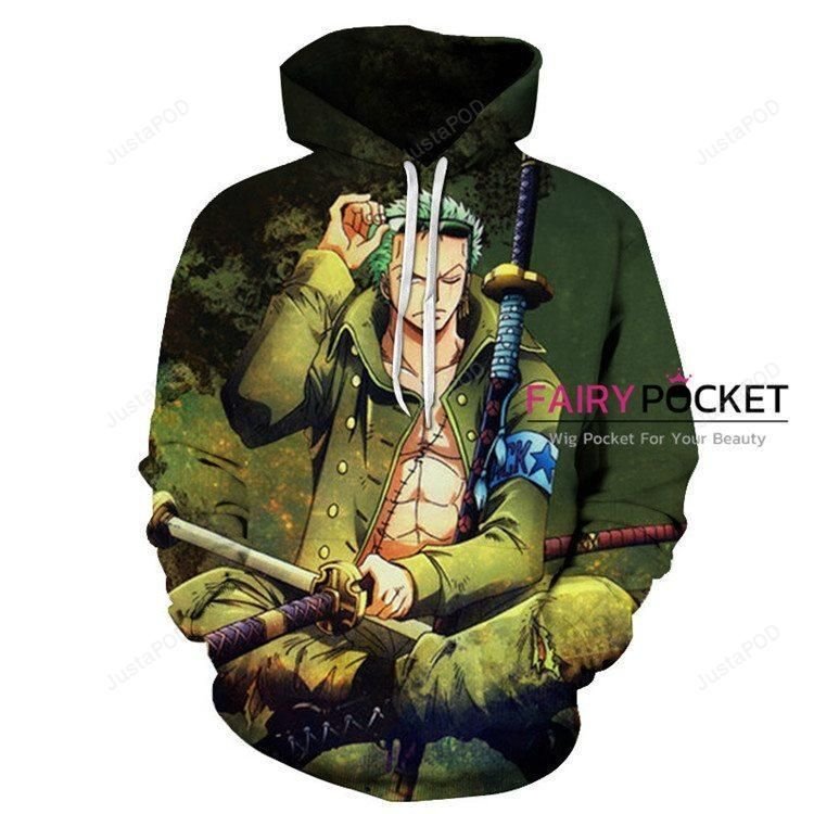 One Piece Roronoa Zoro Green 3D Hoodie For Men Women All Over 3D Printed Hoodie � C - b16b8ccb9dda One Piece Roronoa Zoro Green 3D Hoodie For Men Women All Over 3D Printed Hoodie � C - b16b8ccb9dda