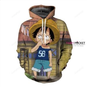 One Piece Young Monkey D. Luffy 3D Hoodie For Men Women All Over 3D Printed Hoodie - eef365a170c7