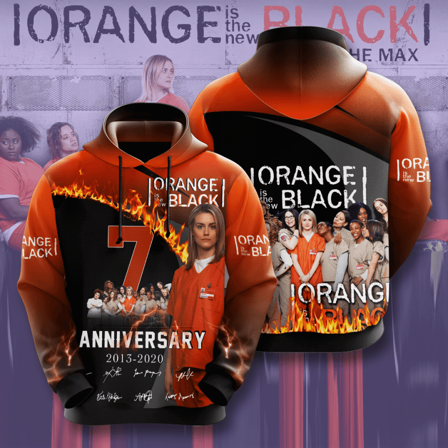 Orange Is The New Black Movie Character Anniversary 7 Years 3D Hoodie For Men For Women Orange Is The New Black Movie Character Anniversary 7 Years 3D Hoodie For Men For Women