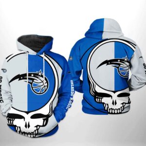 Orlando Magic NBA Grateful Dead 3D Printed Hoodie/Zipper Hoodie - 31de8cf7ab18