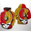Ottawa Senators NHL Grateful Dead 3D Printed Hoodie/Zipper Hoodie - 6d29e8a9996c