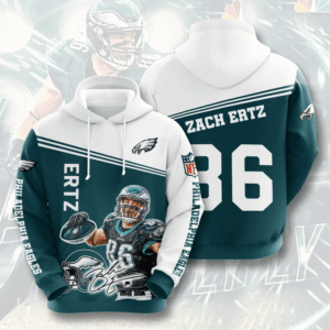 PHILADELPHIA EAGLES Zach Ertz 3D Hoodie For Men For Women All Over Printed Hoodie - e3323bf07339
