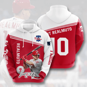 PHILADELPHIA PHILLIES JT Realmuto 3D Hoodie For Men For Women