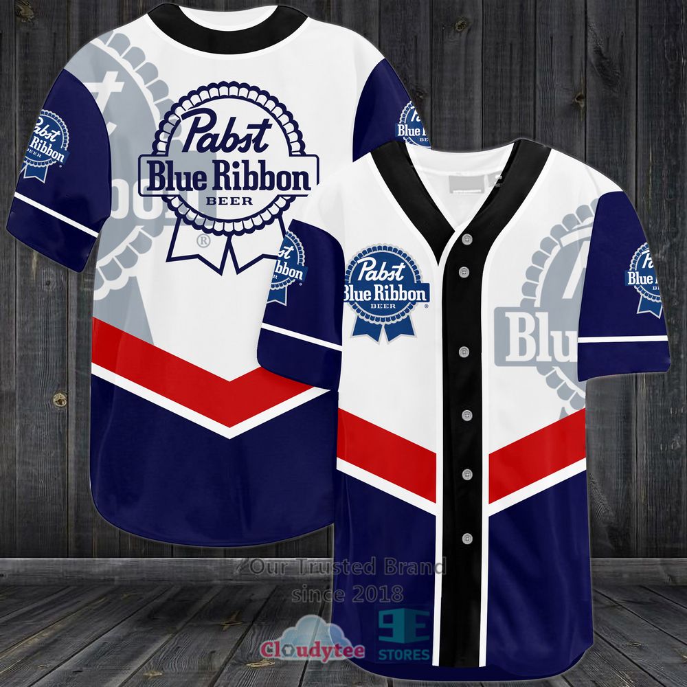 Pabst Blue Ribbon Baseball Jersey Shirt Pabst Blue Ribbon Baseball Jersey Shirt