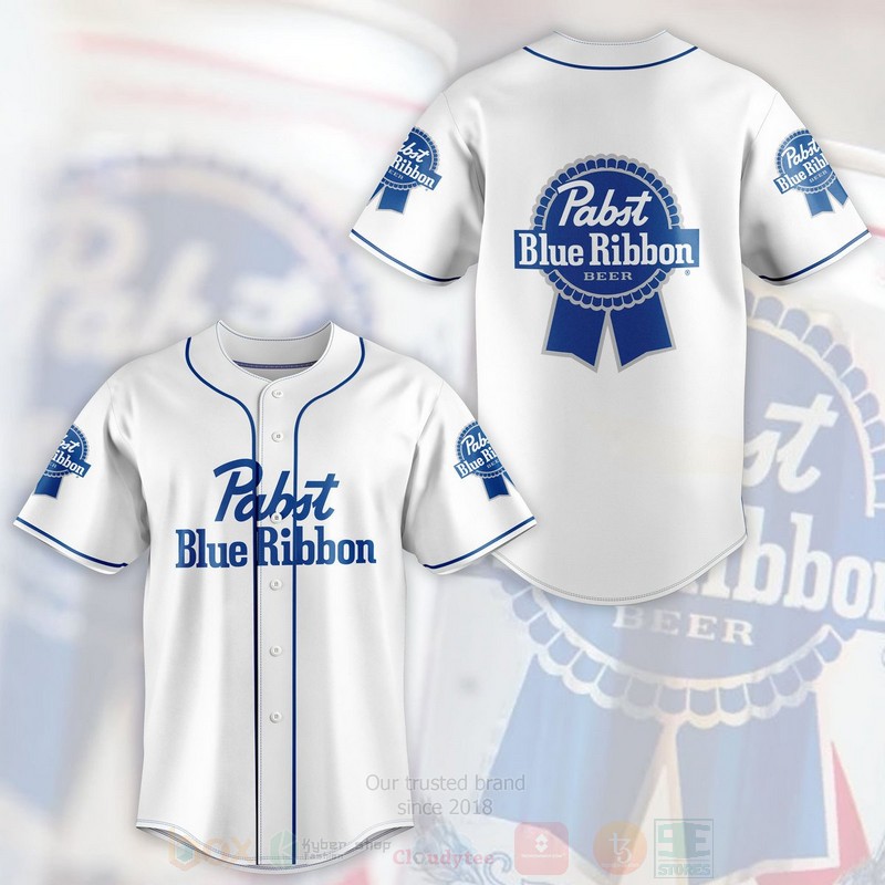 Pabst Blue Ribbon Baseball Jersey Shirt Pabst Blue Ribbon Baseball Jersey Shirt