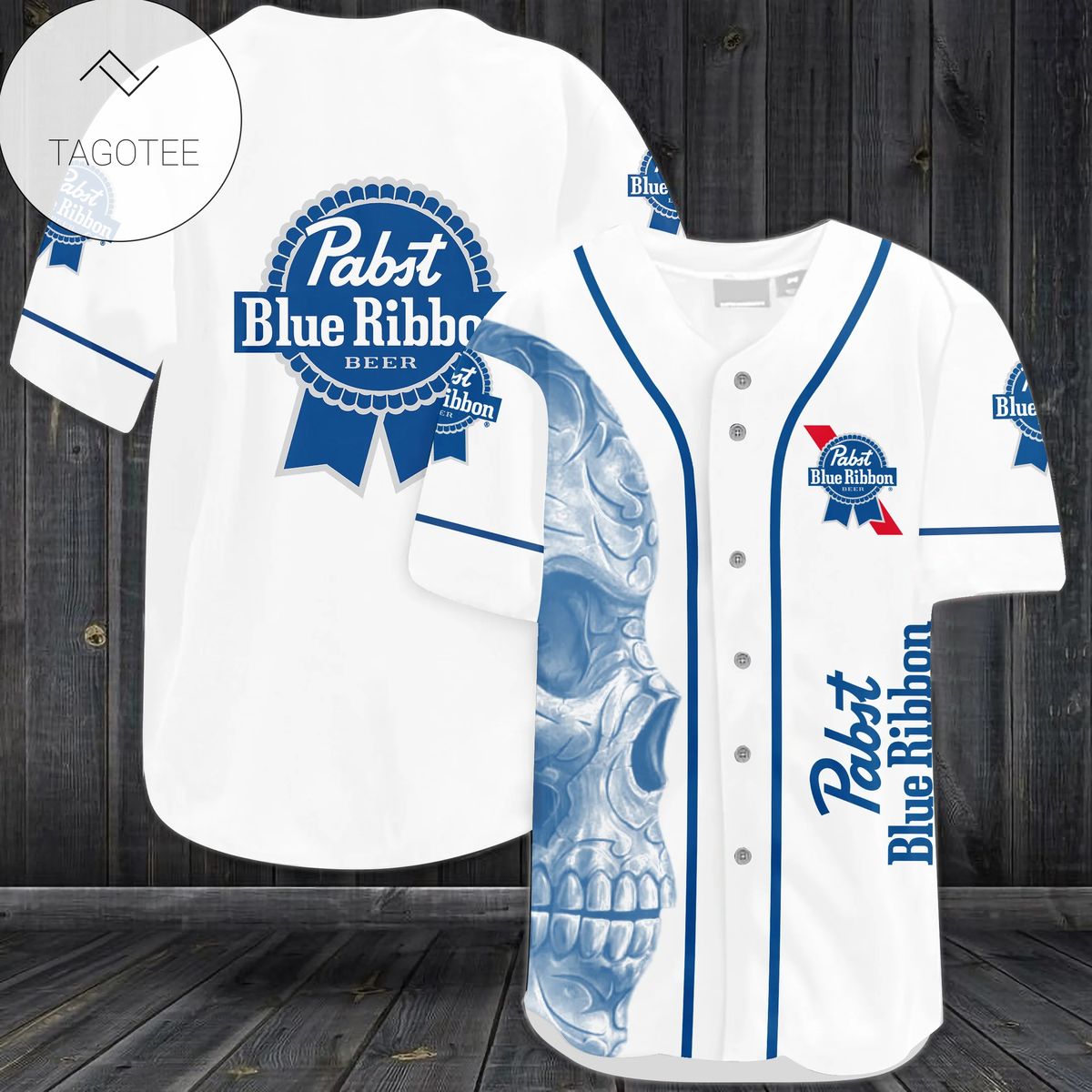 Pabst Blue Ribbon Baseball Jersey Shirt Pabst Blue Ribbon Baseball Jersey Shirt