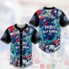 Pabst Blue Ribbon Beer Blue Black Baseball Jersey