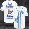 Pabst Blue Ribbon In My Veins Jesus In My Heart Baseball Jersey