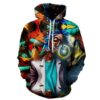 Painting Hoody Rick And Morty Pullover And Zippered Hoodies Custom 3D Graphic Printed 3D Hoodie All Over Print Hoodie For Men For Women - 6a91929bf071