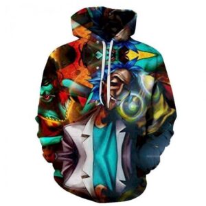 Painting Hoody Rick And Morty Pullover And Zippered Hoodies Custom 3D Graphic Printed 3D Hoodie All Over Print Hoodie For Men For Women - 6a91929bf071