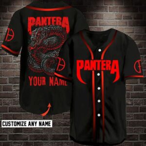 Pantera Custom Name Baseball Jersey Shirt