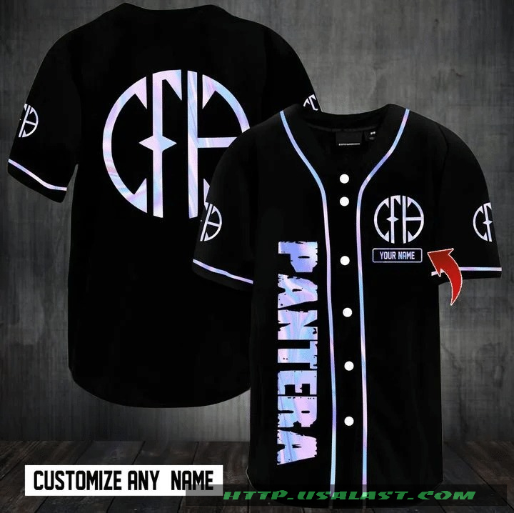 Pantera Heavy Metal Band Personalized Baseball Jersey Shirt Pantera Heavy Metal Band Personalized Baseball Jersey Shirt
