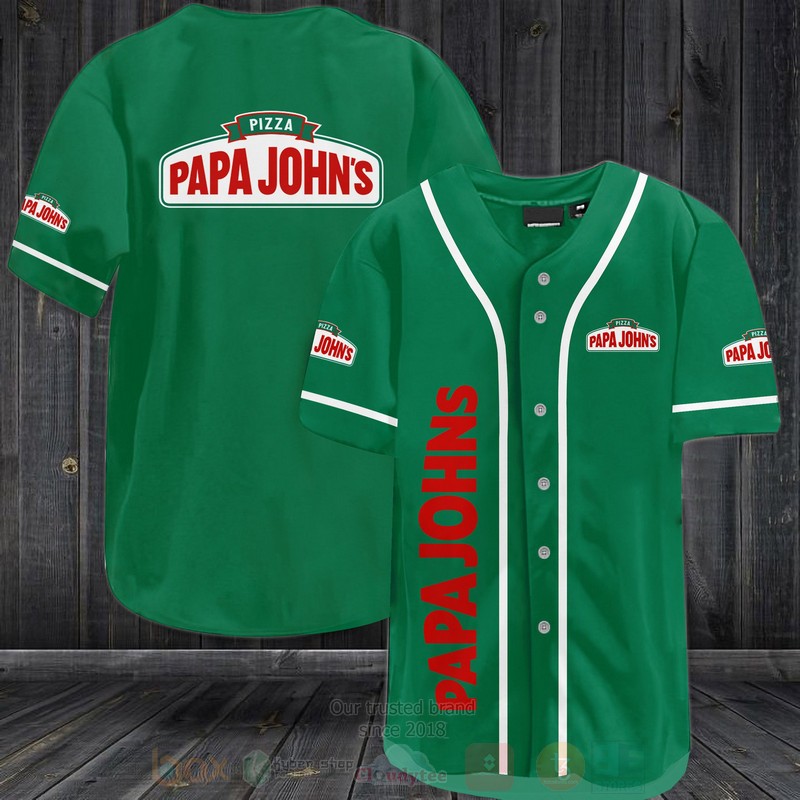 Papa John’S Pizza Baseball Jersey Shirt Papa John’S Pizza Baseball Jersey Shirt