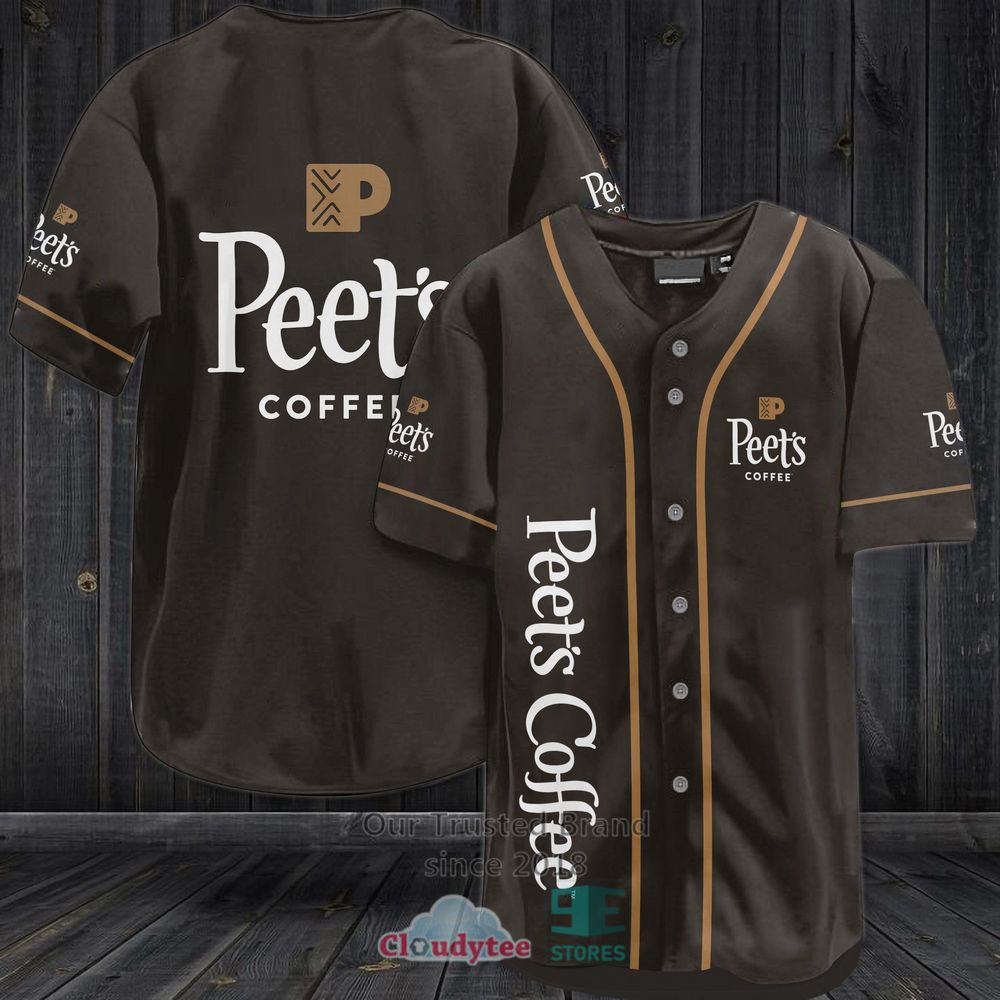 Peet’S Coffee Baseball Jersey Shirt Peet’S Coffee Baseball Jersey Shirt