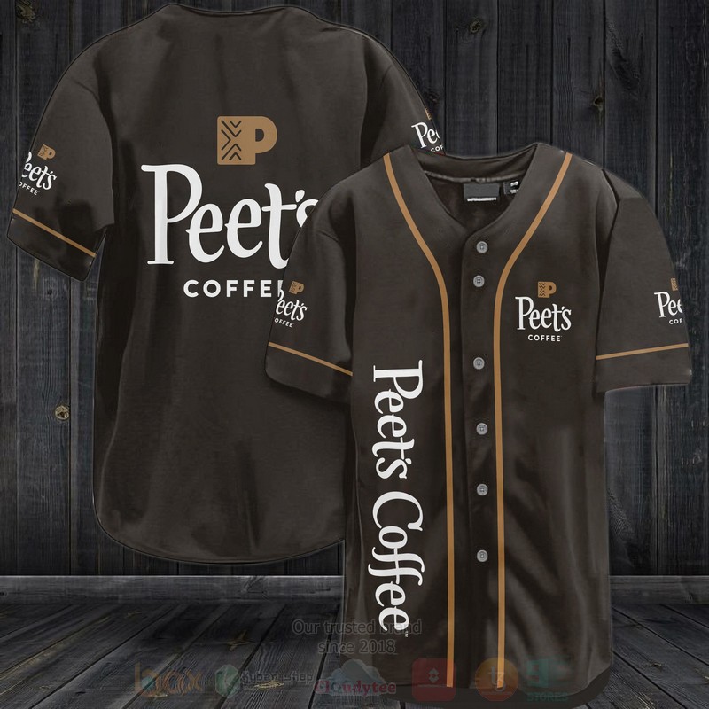 Peets Coffee Baseball Jersey Shirt Peets Coffee Baseball Jersey Shirt