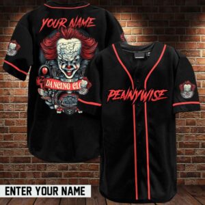 Pennywise Custom Name Baseball Jersey