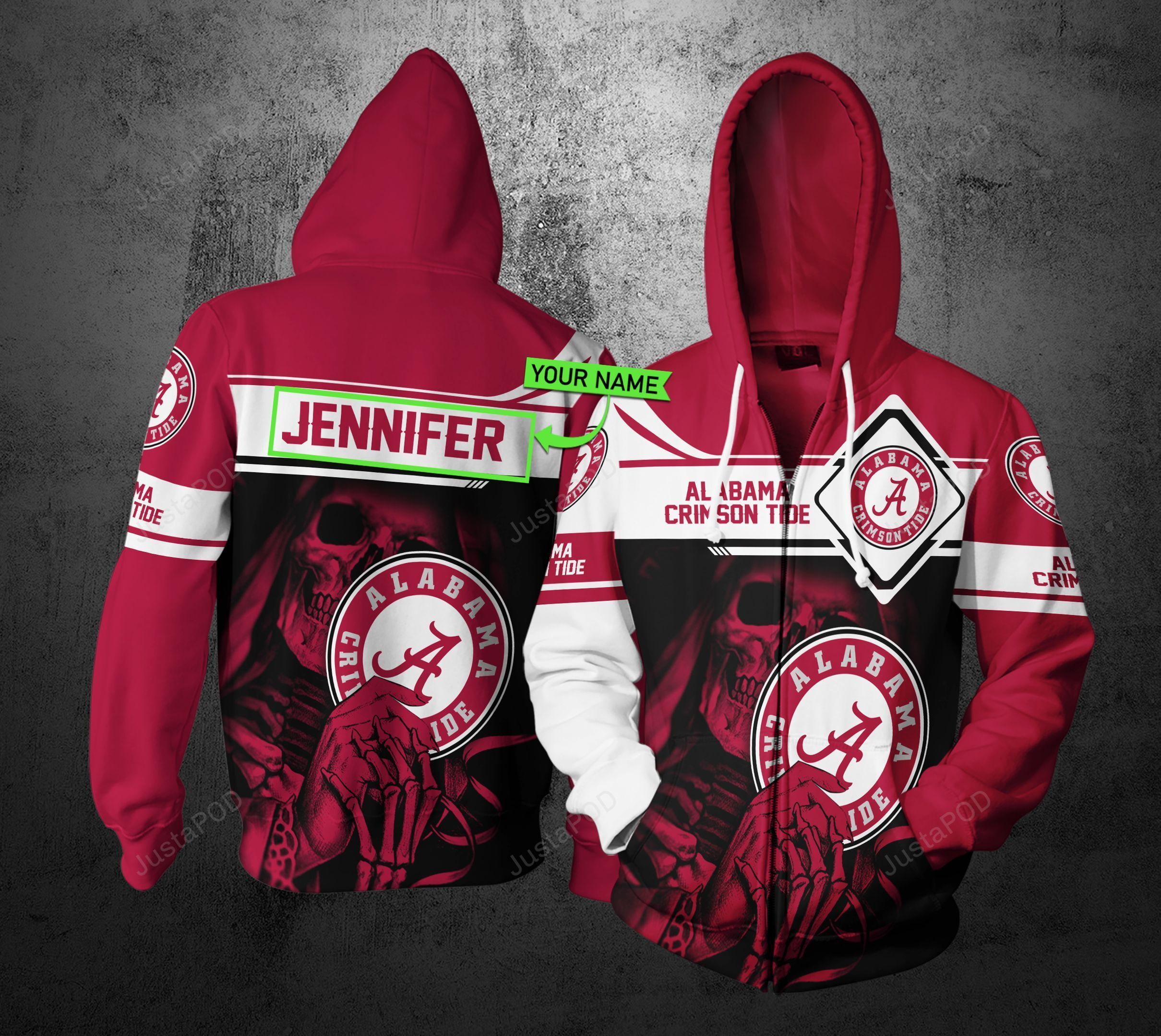 Personalized 3D Hoodie Alabama Crimson Tide Custom Name 3D All Over Printed Hoodie - 0c6079f3d3fa Personalized 3D Hoodie Alabama Crimson Tide Custom Name 3D All Over Printed Hoodie - 0c6079f3d3fa