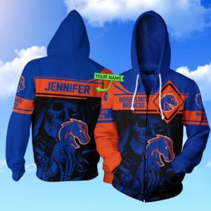 Personalized 3D Hoodie Boise State Broncos football Custom Name 3D All Over Printed Hoodie - 59a78f227bbf