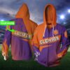 Personalized 3D Hoodie Clemson Tiger Custom Name 3D All Over Printed Hoodie - 75a1ce236263