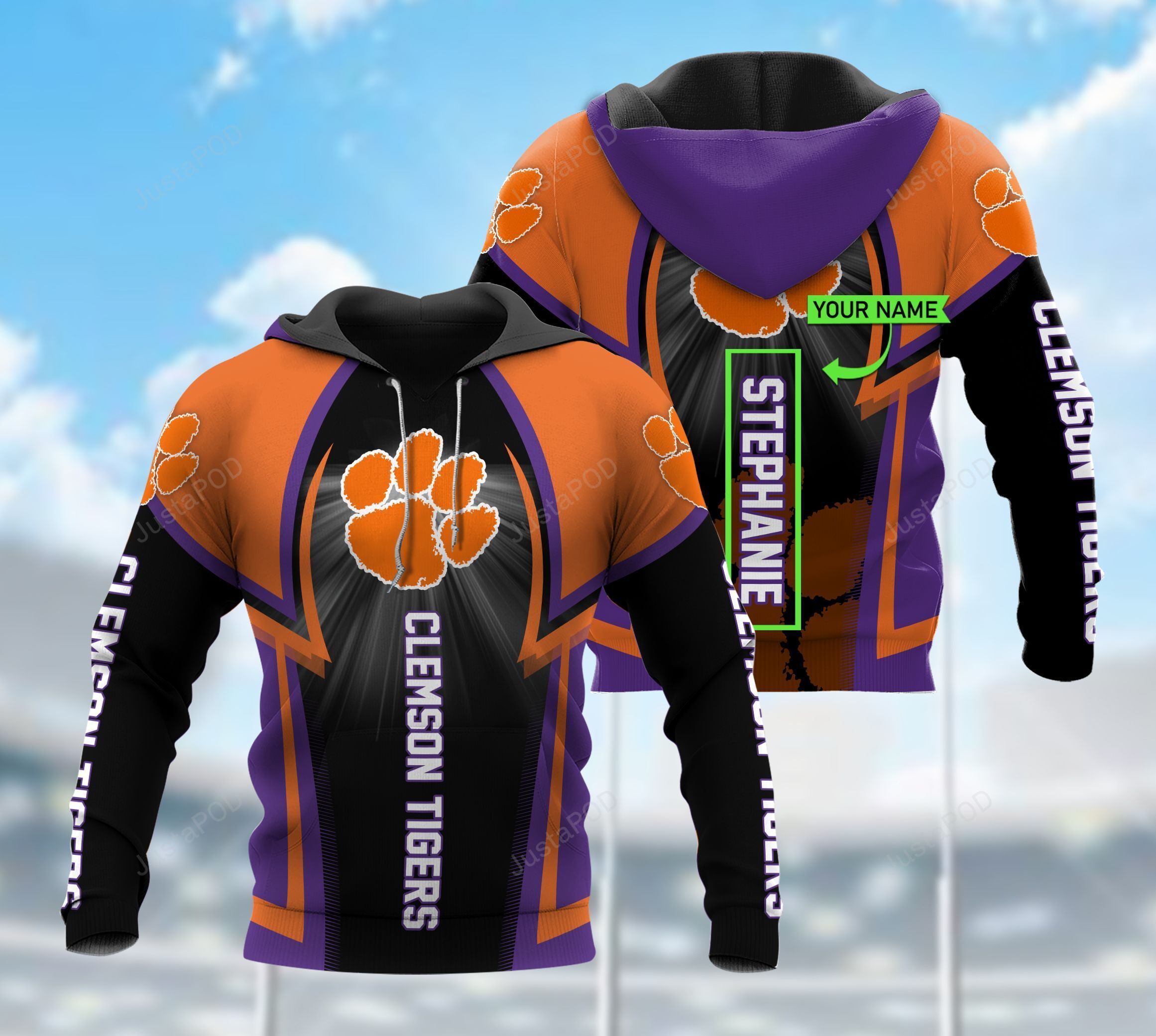 Personalized 3D Hoodie Clemson Tigers Custom Name 3D All Over Printed Hoodie - 34a99cfce5b2 Personalized 3D Hoodie Clemson Tigers Custom Name 3D All Over Printed Hoodie - 34a99cfce5b2