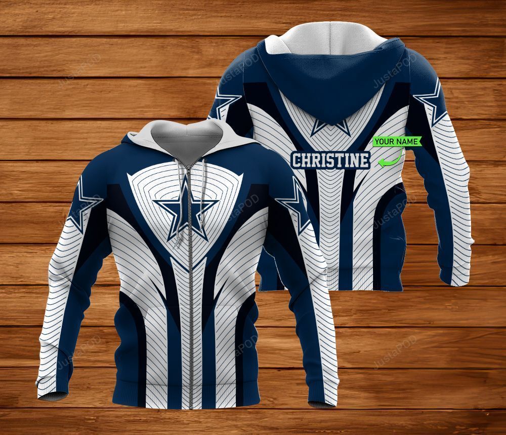 Personalized 3D Hoodie Dallas Cowboys Custom Name 3D All Over Printed Hoodie - 72dd1cc9690d Personalized 3D Hoodie Dallas Cowboys Custom Name 3D All Over Printed Hoodie - 72dd1cc9690d