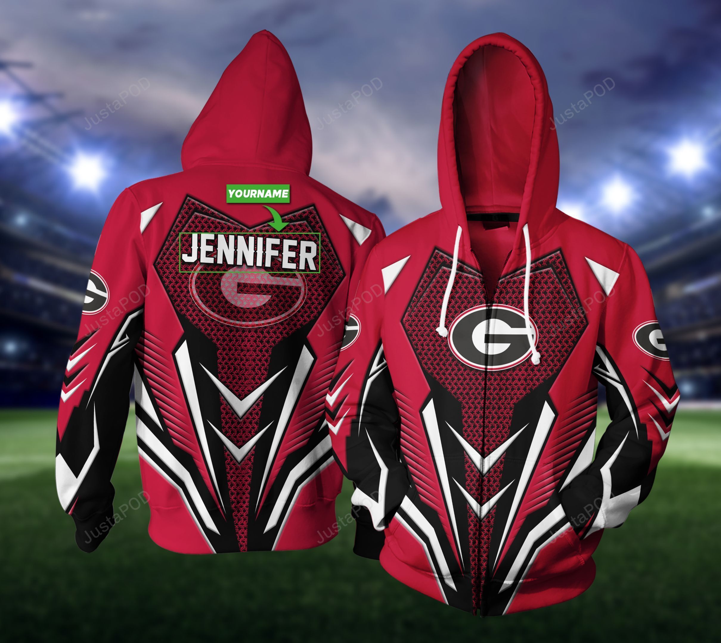 Personalized 3D Hoodie Georgia Bulldogs Custom Name 3D All Over Printed Hoodie - 35ec3cf9185d Personalized 3D Hoodie Georgia Bulldogs Custom Name 3D All Over Printed Hoodie - 35ec3cf9185d