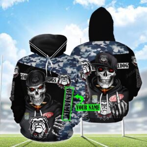 Personalized 3D Hoodie Georgia Bulldogs Custom Name 3D All Over Printed Hoodie - d681520cf456