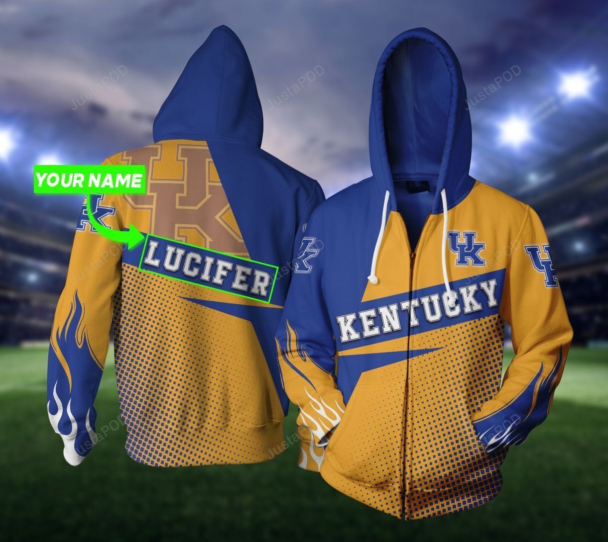 Personalized 3D Hoodie Kentucky Wildcats Custom Name 3D All Over Printed Hoodie - 5febb6195d61 Personalized 3D Hoodie Kentucky Wildcats Custom Name 3D All Over Printed Hoodie - 5febb6195d61