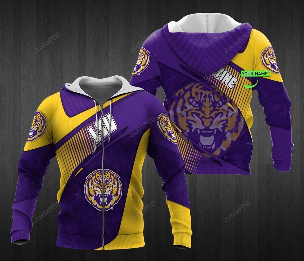 Personalized 3D Hoodie LSU Tigers Football Custom Name 3D All Over Printed Hoodie - 2340bb537a62 Personalized 3D Hoodie LSU Tigers Football Custom Name 3D All Over Printed Hoodie - 2340bb537a62
