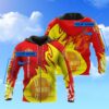 Personalized 3D Hoodie Manchester United Ball Custom Name 3D All Over Printed Hoodie - e611b58250c0