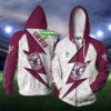 Personalized 3D Hoodie Manly Warringah Sea Eagles Thunder Custom Name 3D All Over Printed Hoodie - 3c01f71eeb9e
