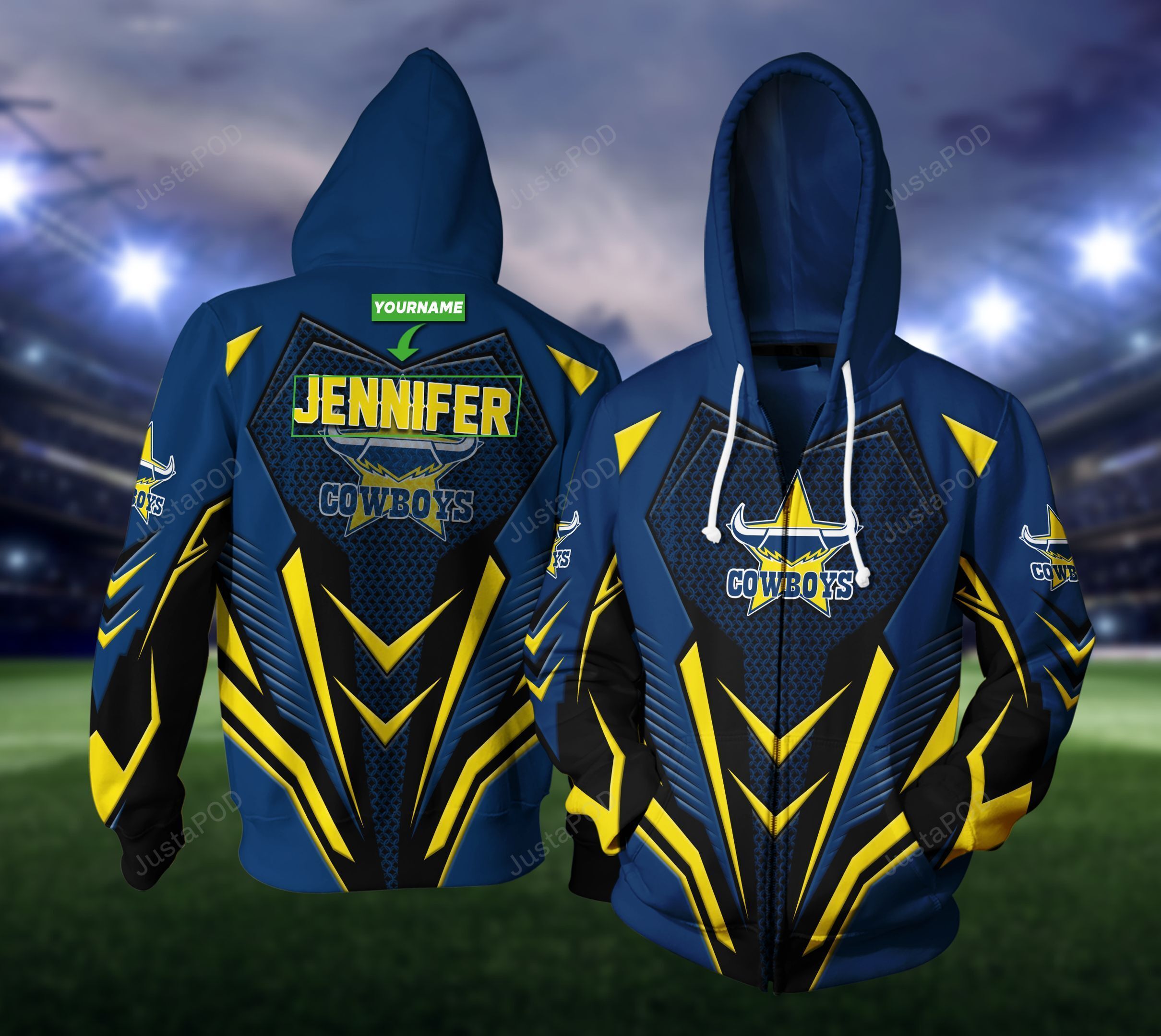 Personalized 3D Hoodie North Queensland Cowboys Custom Name 3D All Over Printed Hoodie - 48a1f549b99b Personalized 3D Hoodie North Queensland Cowboys Custom Name 3D All Over Printed Hoodie - 48a1f549b99b
