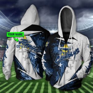 Personalized 3D Hoodie North Queensland Cowboys Custom Name 3D All Over Printed Hoodie - 889247bb7901