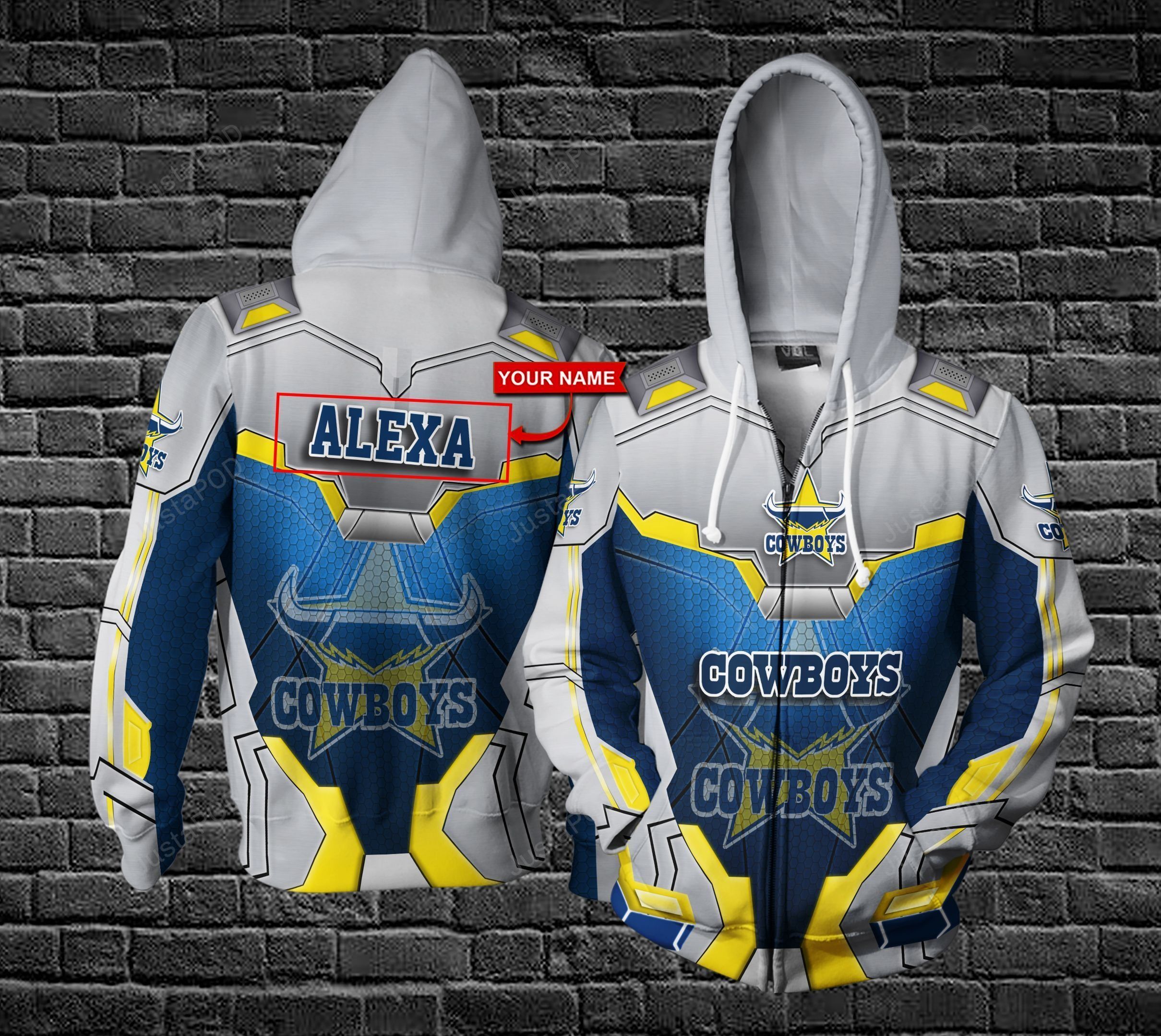 Personalized 3D Hoodie North Queensland Cowboys Custom Name 3D All Over Printed Hoodie - d399bd488ff0 Personalized 3D Hoodie North Queensland Cowboys Custom Name 3D All Over Printed Hoodie - d399bd488ff0