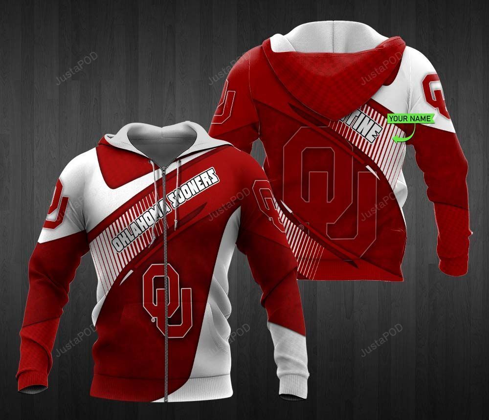 Personalized 3D Hoodie Oklahoma Sooners Custom Name 3D All Over Printed Hoodie - 5436406b61f6 Personalized 3D Hoodie Oklahoma Sooners Custom Name 3D All Over Printed Hoodie - 5436406b61f6