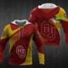 Personalized 3D Hoodie Oklahoma Sooners Custom Name 3D All Over Printed Hoodie - 97046972c9e1