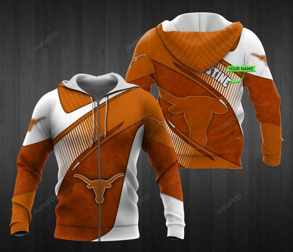 Personalized 3D Hoodie Texas Longhorns Custom Name 3D All Over Printed Hoodie - 611189c1fa49 Personalized 3D Hoodie Texas Longhorns Custom Name 3D All Over Printed Hoodie - 611189c1fa49